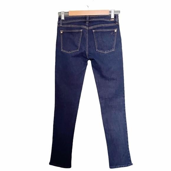 DL1961 Jeans Women's Size 25 Angel Midrise Skinny Ankle Dark Wash Designer Denim - Picture 2 of 10